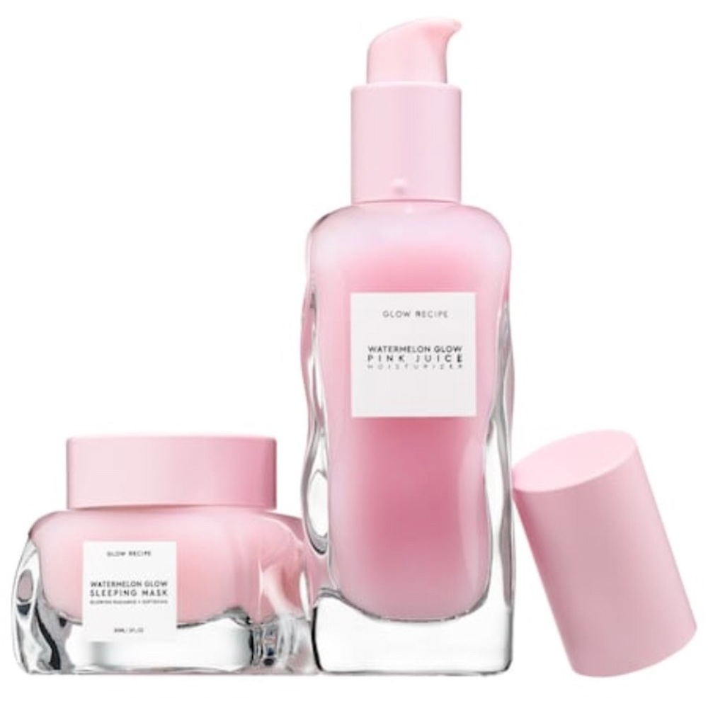 Glow Recipe Watermelon Set. Pink Juice and Mask